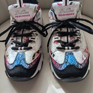 Skechers Quirky & Loud D'Lites Runway Ready Shoes Sneakers Walking, Running Sz 8
